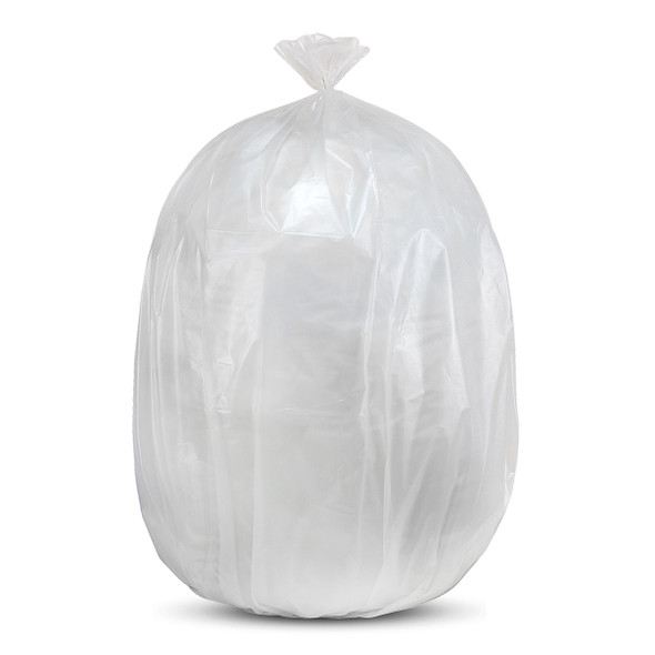 Medgen Trans4m LD PCR Trash Liners – 38 x 58 in, 0.90mil Gauge, 60 gal Capacity, Natural, 100/cs