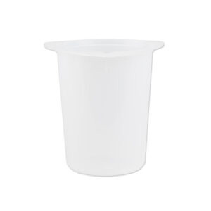Medgen Tri-Pour Beakers and Paper Lids – 26 oz (800 mL) Capacity, Translucent, 100/case Packaging