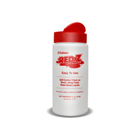 Medgen Red Solidifier – Solidifies up to 11,000 cc, 11 oz Size, 12/Case Packaging, Made in the USA