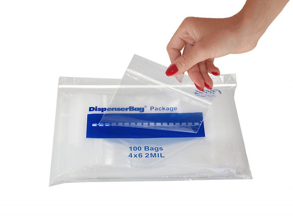Medgen Reloc – Zippit Zip Closure Bags – 2 Mil Plain, Clear, 6 X 4 in, Biodegradable, , – 100/pack