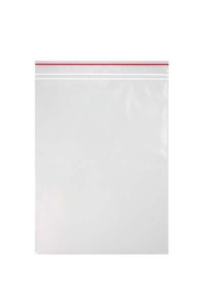Medgen Minigrip Red Line Zip Closure Bags – 6mil Plain, Double Zipper, 8 x 10 in, 500/case