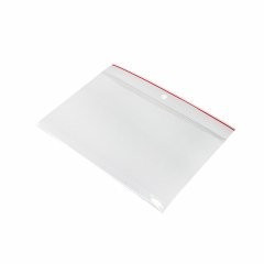 Medgen Minigrip Red Line Zip Closure Bags – 4mil Thickness, 6 x 4 in, Clear, DispenserBag Packaging