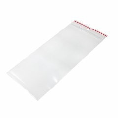 Medgen Minigrip Red Line Zip Closure Bags – 4 x 8 in, 4mil Thickness, Liquid-Tight Double Zipper, 1000/cs