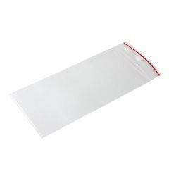 Medgen Minigrip Red Line Zip Closure Bags – 4mil Thickness, 2.5 x 6 in, Clear, 10/100, 1000/case