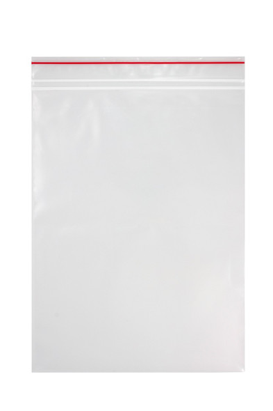 Medgen Minigrip Red Line Zip Closure Bags – 4mil Thickness, Double Zipper, 9 x 12 in, Clear, 1000/case