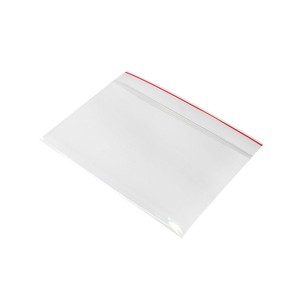 Medgen Minigrip Red Line Zip Closure Bags – 2 Mil Thickness, 6 x 4 in, Clear, DispenserBag Packaging
