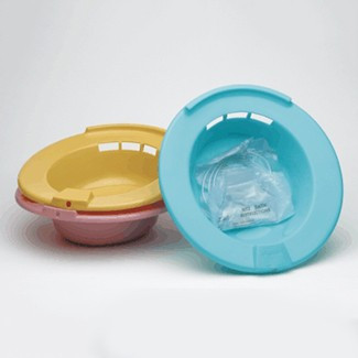 Medgen Sitz Bath – 2000 mL Capacity, 60 in Tubing, Individually Bagged, 10/Case, Dusty Rose Color