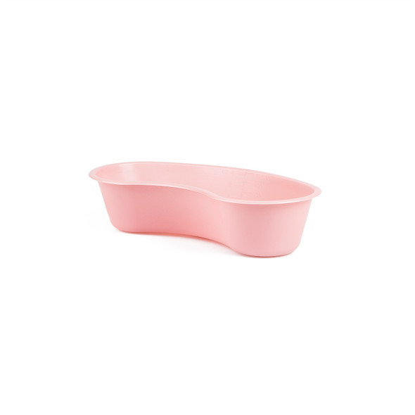 Medgen Emesis Basin – Graduated, 16 oz/500 mL Capacity, 8.4×3.8×2 in, Dusty Rose, 250/Case