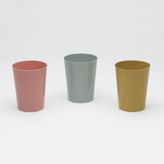 Medgen Tumblers – 8 oz Capacity, Dusty Rose Color, 25 Bags of 20 Each, Durable Plastic Construction, Case