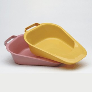Medgen Bedpans Fracture Bedpan – 34 oz Capacity, 250 lb Weight Limit, Gold Color, 13 X 8 X 3.4 X 1
