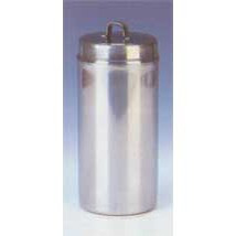 Medgen Applicatory Stainless Steel Applicatory Jar – 830ml Capacity, Strap Handle Cover, 3 1/4 X 7 3/8