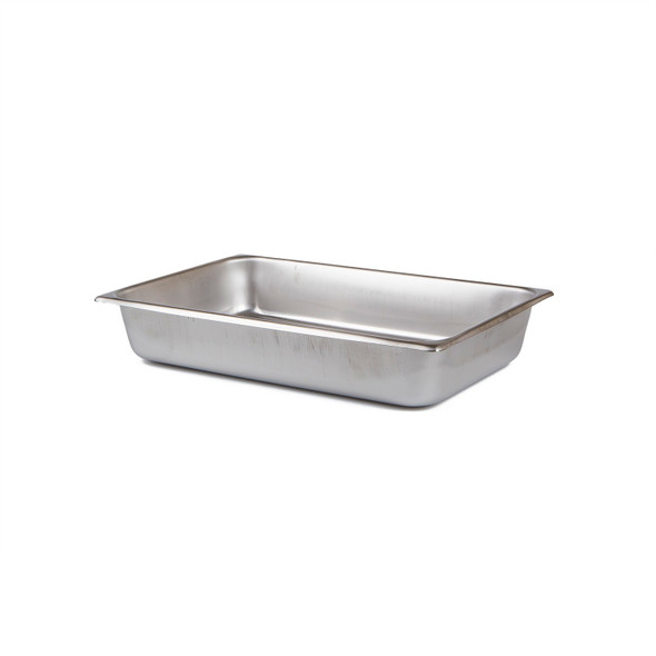 Medgen Regular Stainless Steel Instrument Tray – 12 1/4×7 3/8×2 1/8 in, 2.5 qt Capacity, Steam Sterilizable