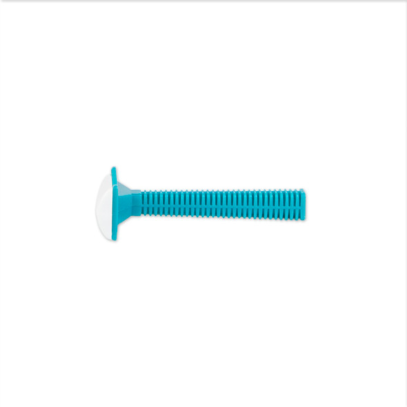 Medgen Shave Prep Razor – Weighted Stainless Steel Blade, Turquoise Handle, 100/Case, Cleansing and Irrigation