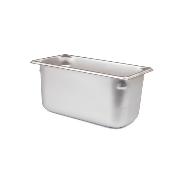 Medgen Medegen 1/3 Size Regular Instrument Tray – Stainless Steel, 6 7/8×12 3/4×6 in, 6 1/8 qt Capacity