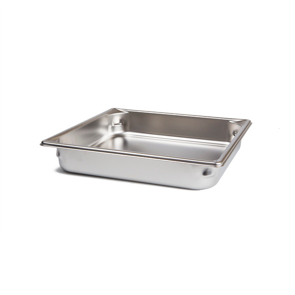 Medgen Medegen 2/3 Size Regular Stainless Steel Instrument Tray – 13 7/8×12 3/4×2 1/2 in, 5.75 qt Capacity