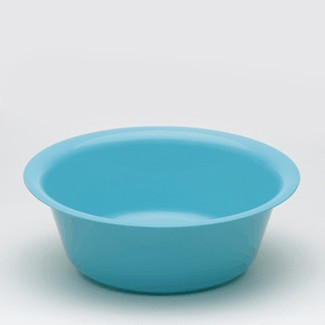 Medgen Wash Round Wash Basin – Sterilizable, 7 qt (6.6 L) Capacity, 14 x 4.6 in, Blue, 12/Case