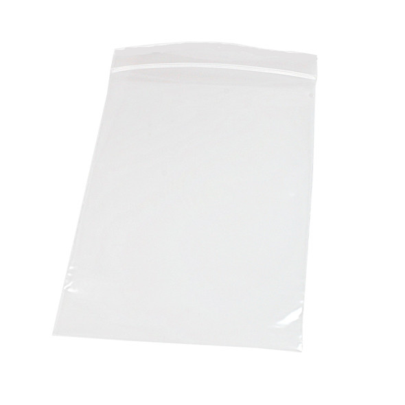 Medgen Reloc Zip Closure Bags – 8 X 10 in, Clear, 2 Mil, , , Thick White Zipper – 100/pack