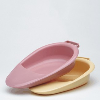 Medgen Medegen Bedpans-Fracture Large – 350 lb Weight Capacity, 2.5L Capacity, 17 x 10.6 x 4.1 in, Dusty