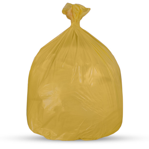 Medgen Laundry and Linen Bags – Star Seal, Coreless Roll, 30.5×41 in, 20–30 gal, .80mil Gauge, Buff, 25/roll
