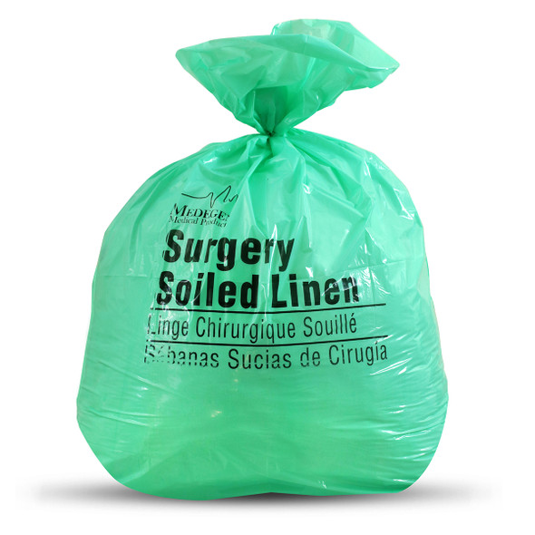Medgen Laundry and Linen Bags – Star Seal, Coreless Roll, 30.5×41 in, 1.40mil Gauge, 20-30 gal Capacity