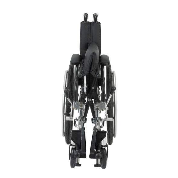 Drive Viper Jr. Pediatric Wheelchair folded, front view