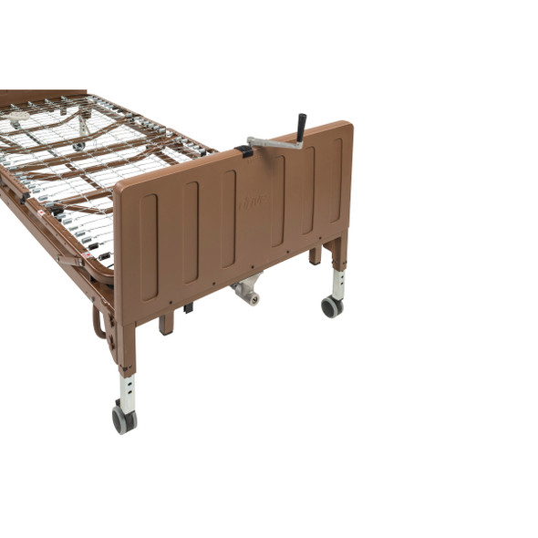Drive Full Electric Low Height Bed foot end with crank access