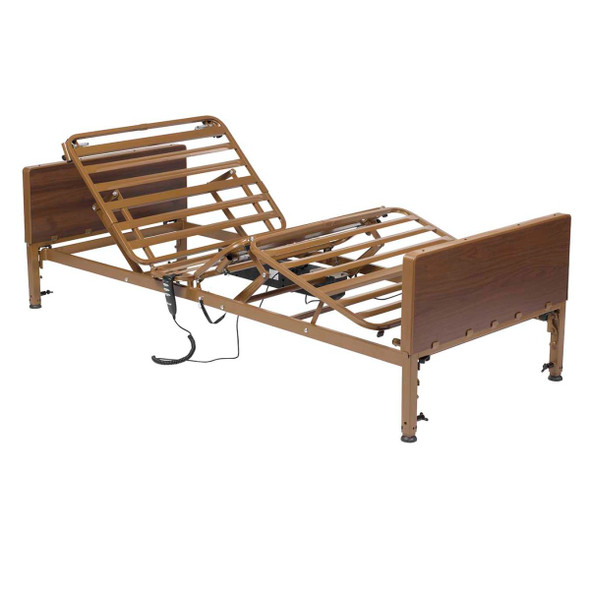 Drive Competitor II Manual Height Adjustable Bed with head section raised