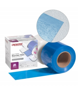 Crosstex Barrier Film with Finger-Lift Edge – 4" x 6" / 10 x 15 cm, 2 Color Options, 1200 sheets per roll