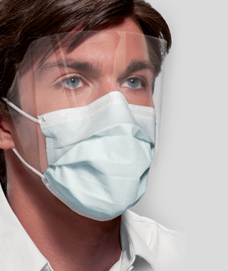 Crosstex Isofluid FogFree Earloop w/ Shield Mask