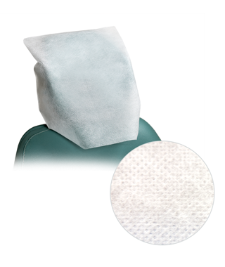 Crosstex Non-Woven Headrest Covers – 10" x 10", 10" x 13", No Natural Rubber Latex, 4 Size Options