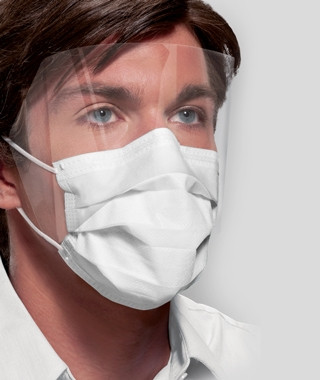 Crosstex Ultra Sensitive FogFree Earloop Mask w/ Shield
