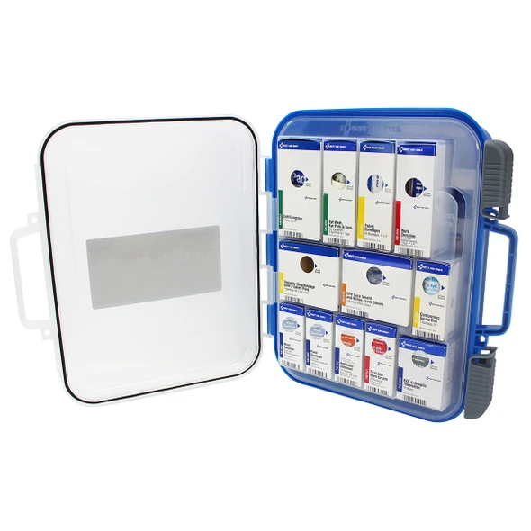 First SmartCompliance Mobile 25 Person ANSI A Clear Front First Aid Kit – ANSI 2021 Compliant