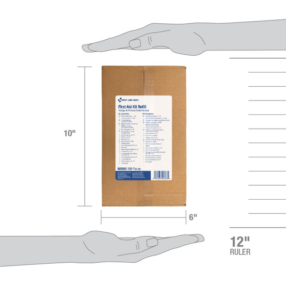 First 50 Person First Aid ANSI B – Refill, 50 Person First Aid ANSI B Refill Kit, For Workplace First