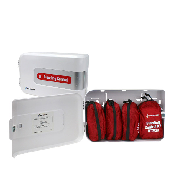 First SmartCompliance Complete Bleeding Control Cabinet for Limb – Torso & Chest Wounds, This Clearly Labeled