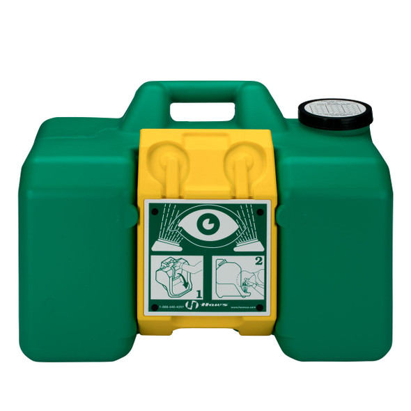 First Haws 15 Minute Eye Wash Station – Gravity Operated, 9 Gallon Capacity, 15 Minutes of Flushing