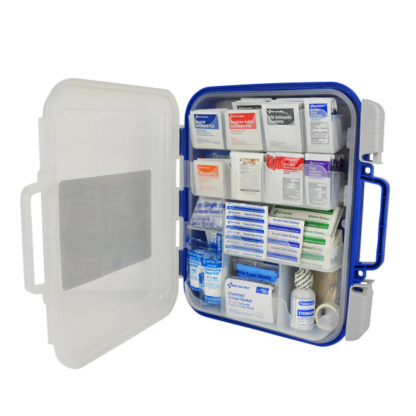 First 50 Person ReadyCare ANSI A Large First Aid Kit – Plastic Case, ANSI 2021 Compliant, For Workplace First