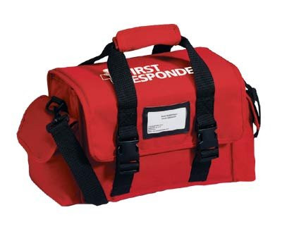 First First Responder Bag – Large Logo, 16"x8.75", This Portable, For Workplace First Aid and Injury Care