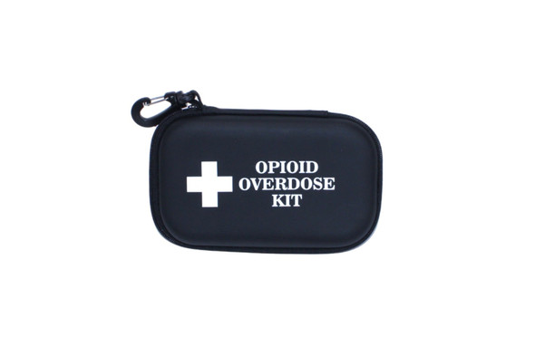 First Opioid Overdose Kit – Hardshell, with Naloxone Nasal Spray, For Workplace First Aid and Injury Care