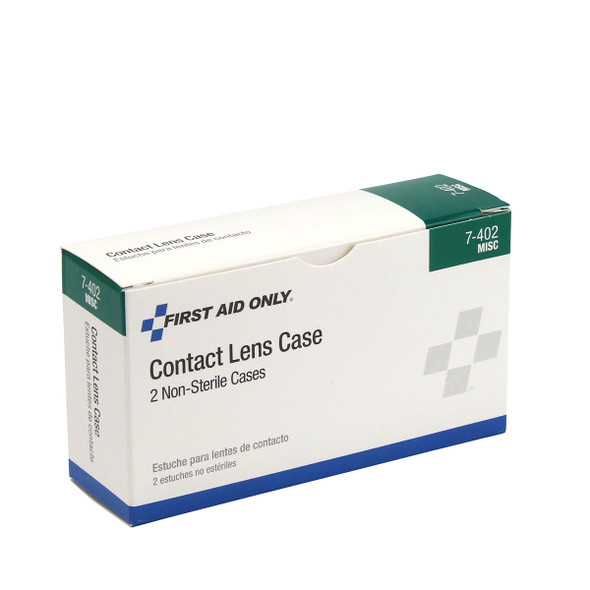 First Contact Lens Case – 2 Per Box, Perfect for Your First Aid Kit, For Workplace First Aid and Injury Care