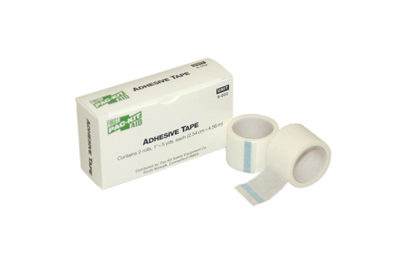 First Medical Adhesive Tape Roll – 5 Yds. Length X 1" Width, Box of 2, 2 per box, For Workplace First