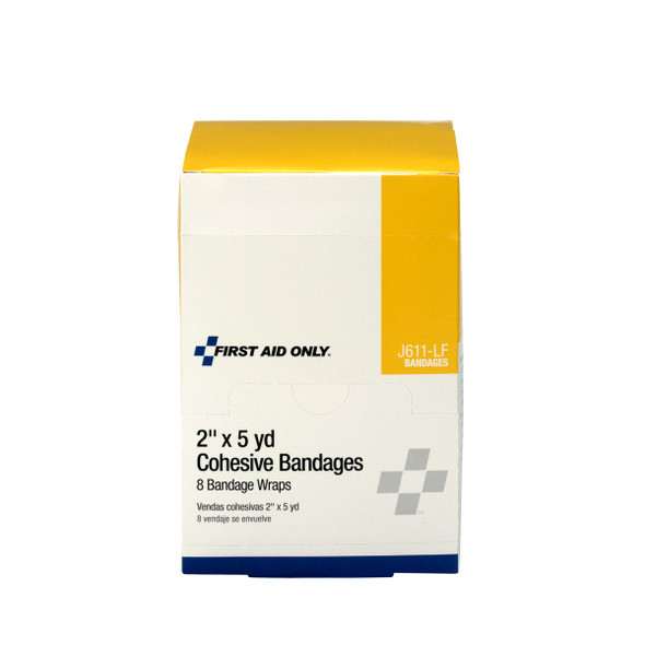 First 2"x5 Yd. Self-Adhering Wrap – 8 per Box, Easy Tear, With This Wrap, For Dressing Changes and Wound Care