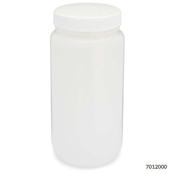 Globe Bottles, Diamond RealSeal, Wide Mouth Round, Hdpe with PP Closure, 2l, 6/Case – For Laboratory Testing