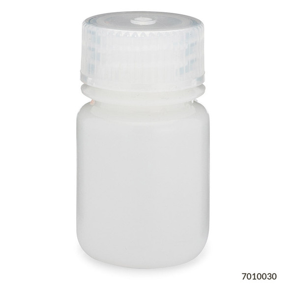 Globe Bottles, Diamond RealSeal, Wide Mouth Round, Hdpe with PP Closure, 30mL, 12/Pack – 12/bg
