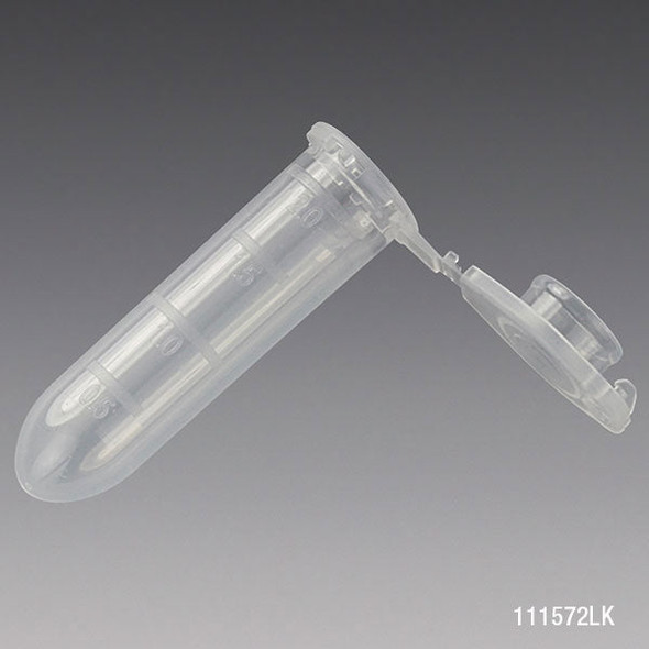 Globe Microcentrifuge Tube – Attached Locking Snap Cap, Atp and Human Dna Free, For Laboratory Testing, 2.0mL