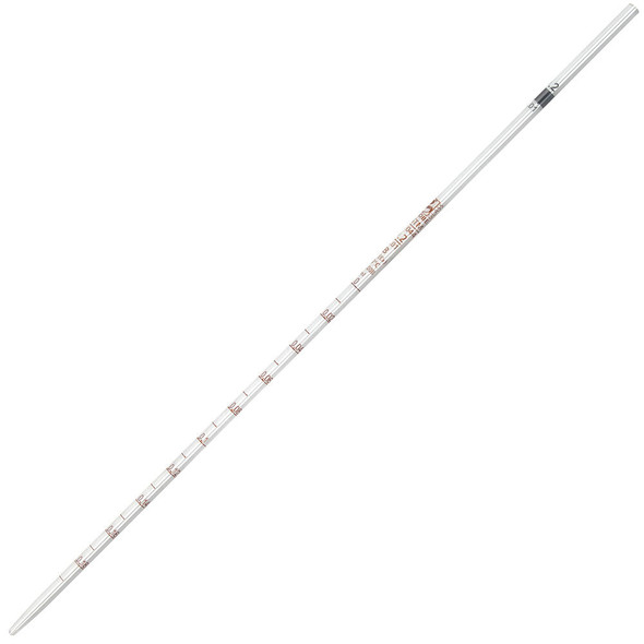Globe 0.2mL Serological Pipette – Globe Glass, Reusable, 0.01 Graduations, Black Band, 6 per box