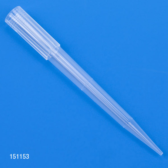 Globe Certified Pipette Tips – 100-1250uL, Universal, Natural, 84mm, Sterile, Racked, 96/Rack, 6 Racks/Box