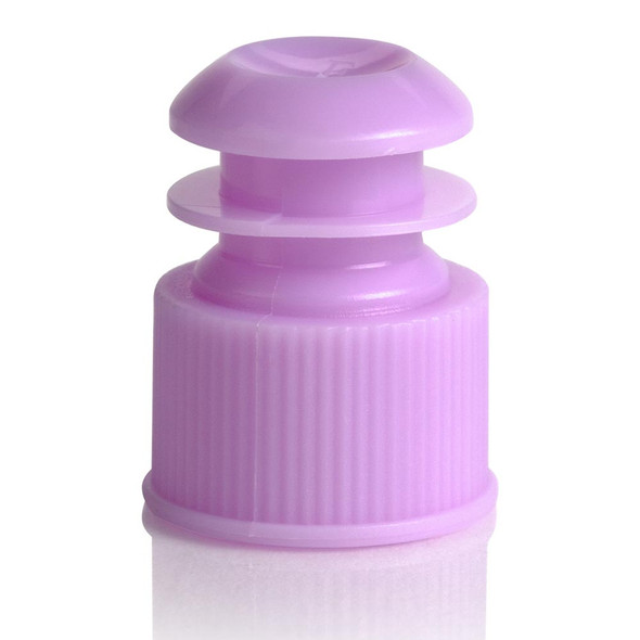 Globe Cap, Flange Plug, 13mm, Lavender – 1000/bg, For Laboratory Testing and Sample Preparation