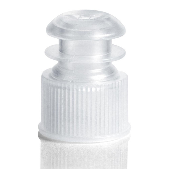 Globe Cap, Flange Plug, 13mm, Clear – 1000/bg, For Laboratory Testing and Sample Preparation
