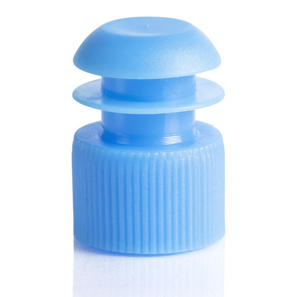 Globe Cap, Flange Plug, 16mm, Blue – 1000/bg, For Laboratory Testing and Sample Preparation
