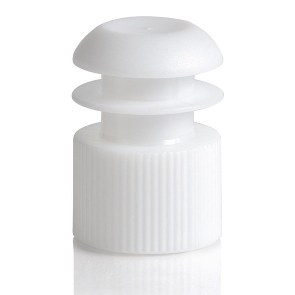Globe Cap, Flange Plug, 16mm, White – 1000/bg, For Laboratory Testing and Sample Preparation